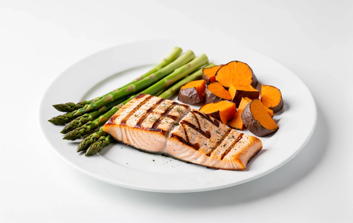 Balanced lunch for men